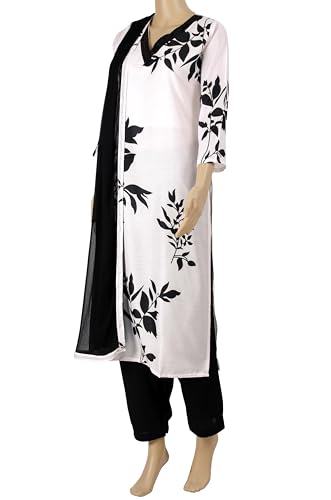 Chandrakala Printed Kurta Pant Set for Women With Dupatta (K242-P)2