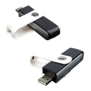 TOOGOO USB ionische Sauerstoff- Bar Lufterfrischer Luftreiniger Ionisator fuer Laptop Schwarz + Weiss-3