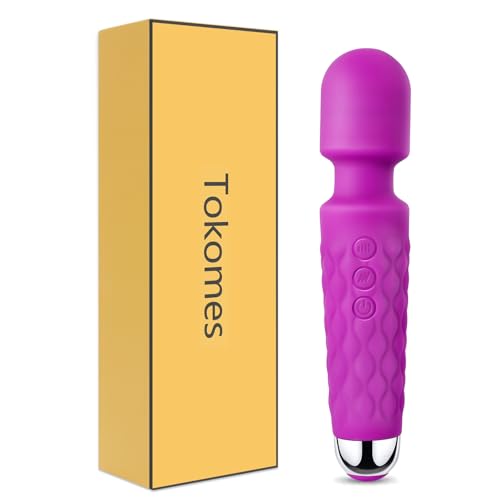 Personal Wand Massager, Power Wand Wireless Rechargeable Handheld Vibrating Massager, Body Massaging for Woman Back Neck Muscle Aches