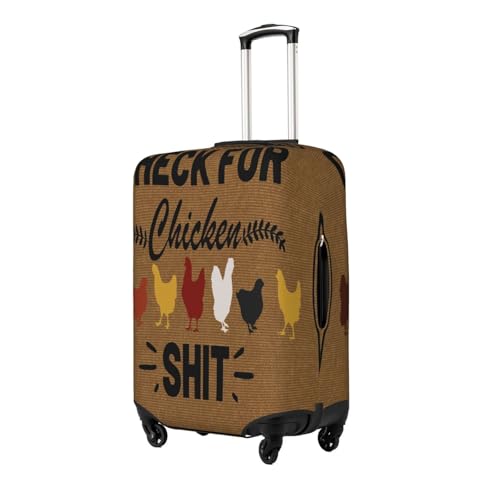 Chicken Shit Doormat Farmhouse Decor Luggage Cover Protector Elastic Washable Anti-Scratch Suitcase Covers With Concealed Zipper For 18-32 Inch Luggage X-Large2
