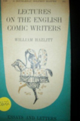 Lectures on the English Comic Writers B001AQ1EZI Book Cover
