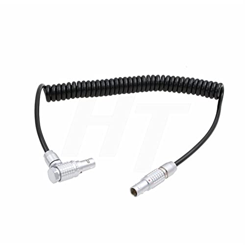 HangTon Timecode Sync Jam Cable for RED ARRI Alexa SXT LF Mini Camera Ambient Nano Lockit Sound Devices 688 Audio Recorder 0B 5 Pin to 5-Pin Right Angle