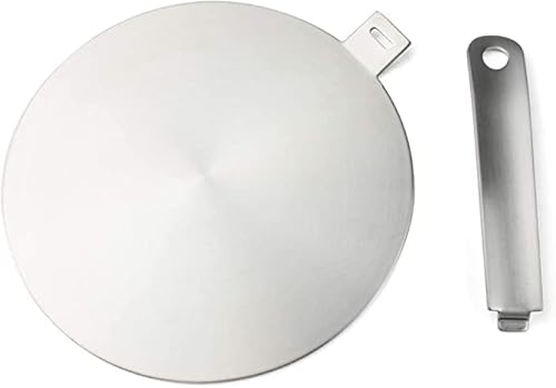 Adaptador de indução de aço inoxidável difusor de calor 2020 mais recente placa removível alça de ca