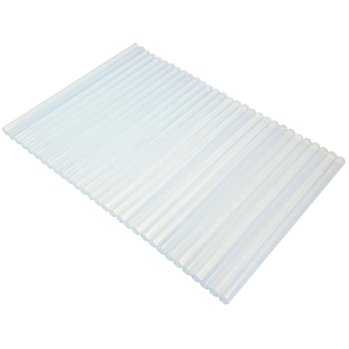 Raintwo 30 Stück Heißklebesticks 7mm x 150mm Transparente Heißklebestifte für Heißklebepistole