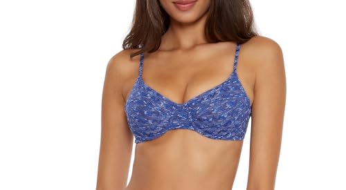BECCA Women's Sundance Underwire Bikini Top, Adjustable, Swimwear Separates