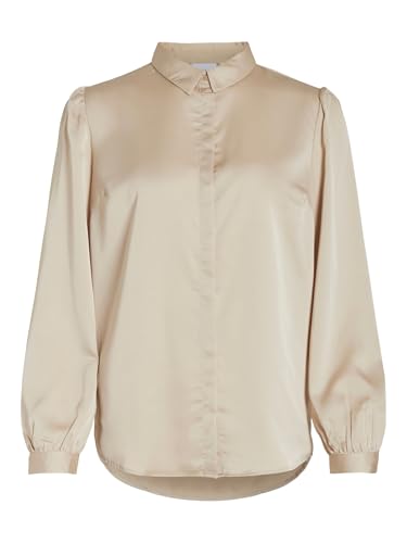Blouse femme Vila Viellette Su-Noos chemise manches longues en satin