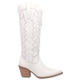 Dingo Boots Women's High Cotton Fashion Boot, White, 7