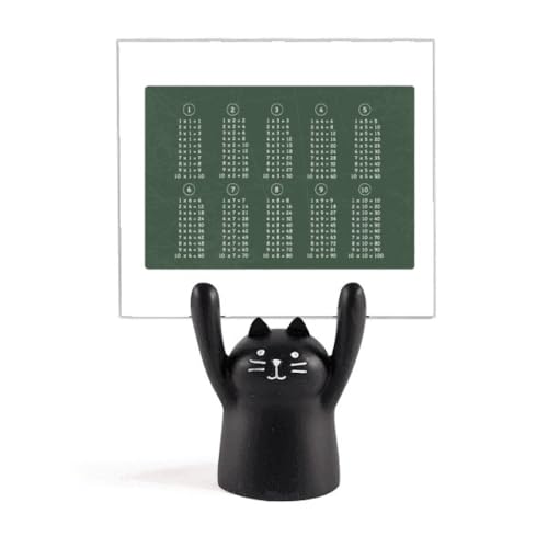 Table de multiplication et support mémo chat pour aider l'enfant