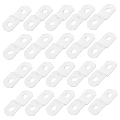 Image of jojofuny 20pcs Iron Photo Frame Bracket with Screws Versatile Hanging Hardware for Easy Installation for Home Decor and Commercial Displays Compatible with Various Frame