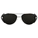 Global Vision Eyewear Aviator Z87 Motorcycle Sunglasses Silver Frames Smoke Safety Lens
