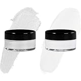 7V HOME BEAUTY White Eyeshadow Cream, Blendable Smooth 2pcs Matte and Shimmer White Creamy Eyeshadow