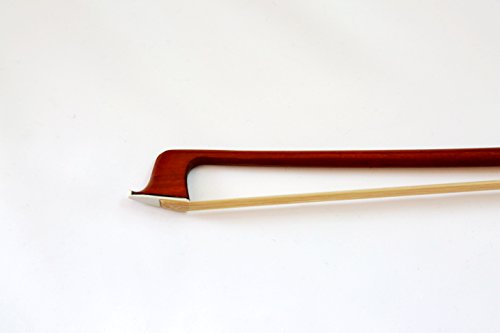 image for Vio Music 4/4 Violin Pernambuco Bow, Ebony Frog with Rare Pearl Inlay,