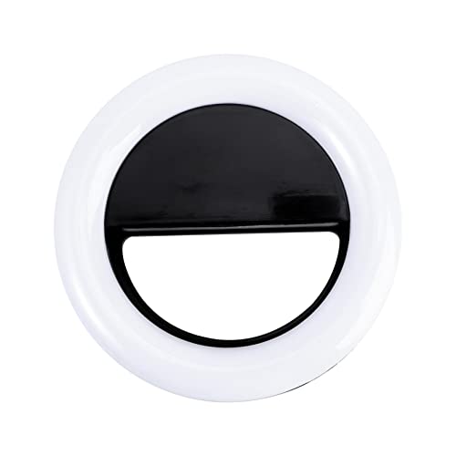 Mikinona 3- Selfie Ring Light Adjustment Stream Photo Fill Light Clip-on Rechargeable