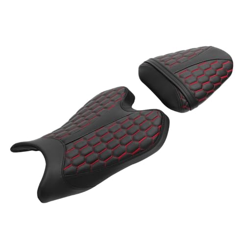 Asiento de motocicleta YZF R6 impermeable con doble cojín ergonómico antideslizante completo