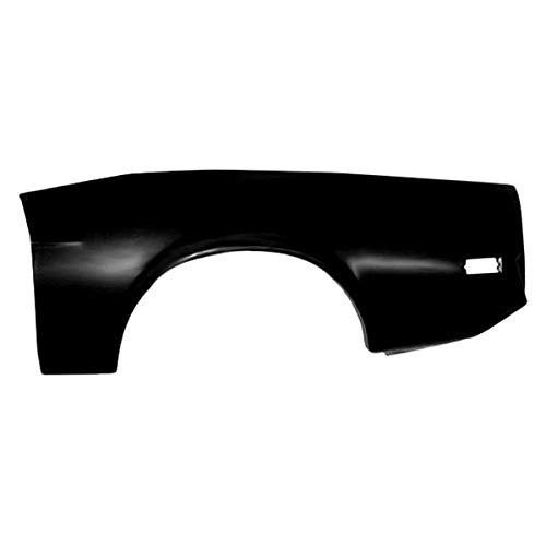 Sherman 469-50L - Driver Side Quarter Panel Skin - Black Stainless Steel - Car
