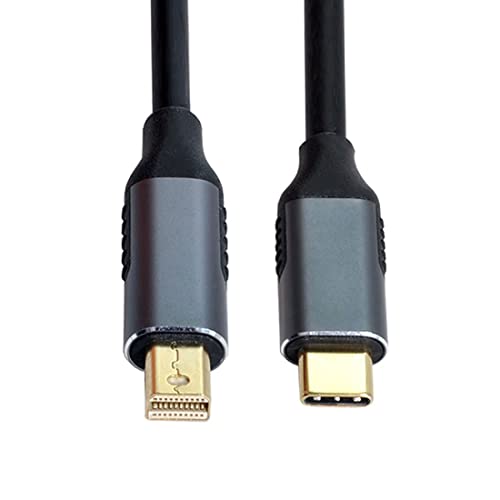 CY USB C zu Mini-Displayport Adapter 4K für Monitor, Laptop, Mini-Displayport zu USB C Kabel Cover