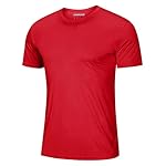 MAGCOMSEN Men's Short Sleeve UPF 50+ T-Shirt Quick Dry Rash Guard Athletic Running Swim Top Tee Performance Water Shirts