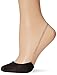 HUE Women's Slingback Sheer Liner with Aloe, Black, One Size