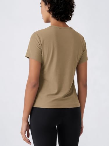 Image of ODODOS Women's Short Sleeve Performance T-Shirts - Ultra Soft odSTRATUM Tech Crew Neck Tee UPF 50+ Essential Top