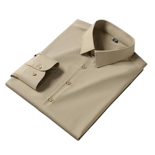 Chemise d'affaires homme coton ajustée respirante boutonnée col carré