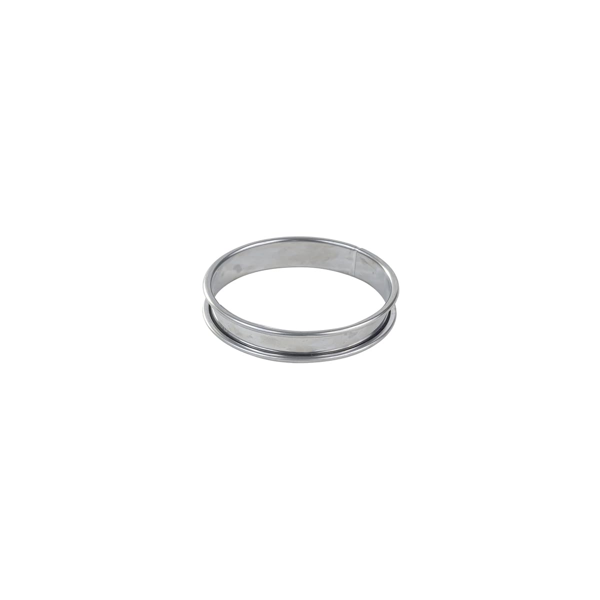 Gobel Cercle à tarte Inox – Ø120 mm, 20 mm, bords roulés