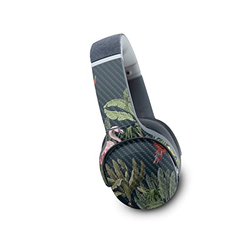 Image of MightySkins Carbon Fiber Skin Compatible with Skullcandy Crusher Evo Wireless - Tropical Kingdom | Protective, Durable Textured Carbon Fiber Finish | Easy to Apply
