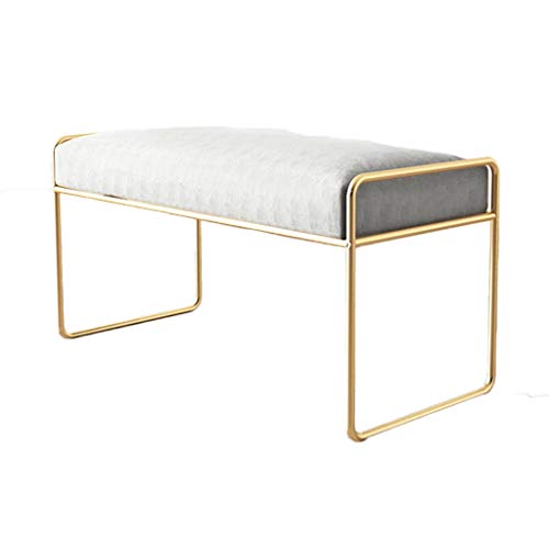 Repose-pieds nordique long et tabouret de chaussage 90 cm pour entrée moderne