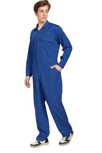 Image of TrendyUniform Full Sleeve Boiler Suit For Men Industrial Work (Royal Blue X-Large)