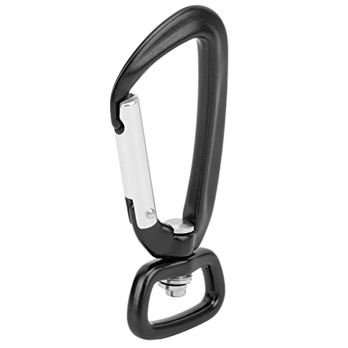 Mosquetão giratório, gancho giratório de duas pontas, rotação de 360 ​​graus para coleira de cachorr