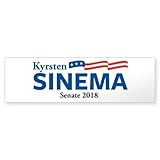 CafePress Kyrsten Sinema Bumper Sticker 10"x3" Rectangle Bumper Sticker Car Decal (10 Pack)
