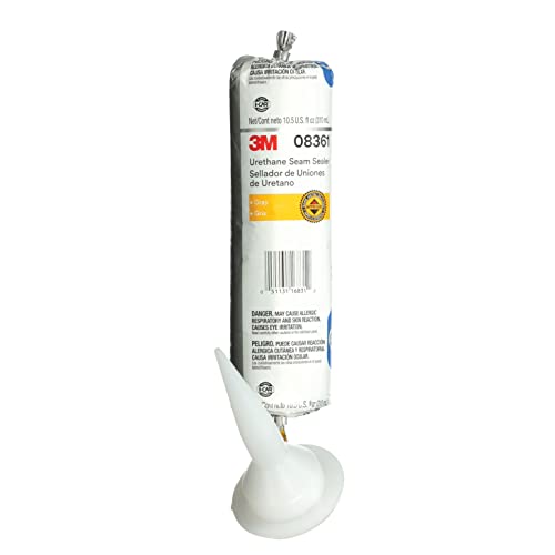 3M Urethane Seam Sealer, 08361, Gray Color, 310 mL/10.5 fl oz Foil Pack