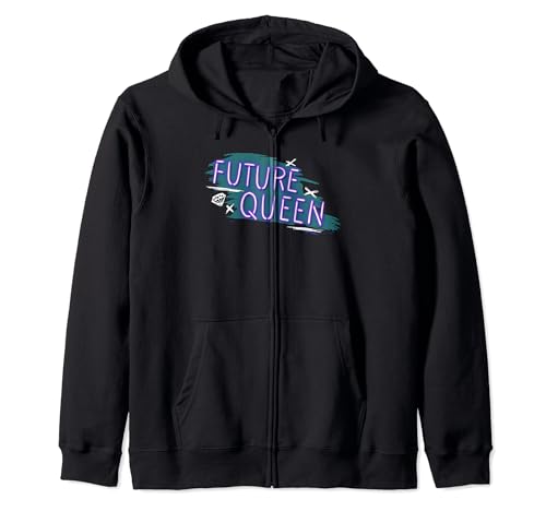 Sweat à capuche zippé Mal Disney Descendants confortable en coton doux