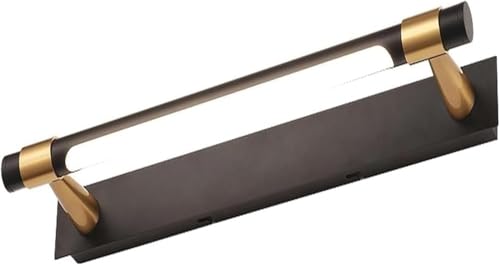 Minimalist Vintage LED Wall Lamp - 120° Rotating Matte Black Sconce for Bathroom, Vanity & Dressing Table - Stylish Indoor Lighting Fixture for Home Decor