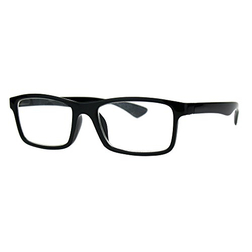 Magnified Reading Glasses Classic Plastic Rectangular Frame Unisex
