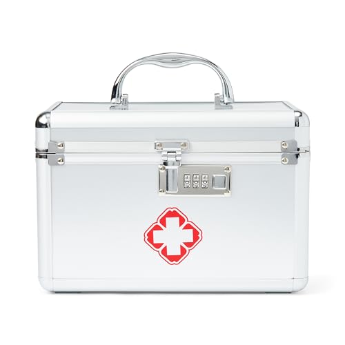 Boîte à médicaments verrouillable MEDLINE coffret de sécurité compact - 4
