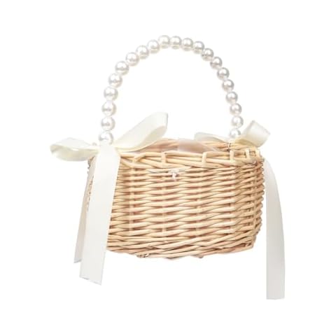 Handmade Wicker Flower Girl Basket Cover