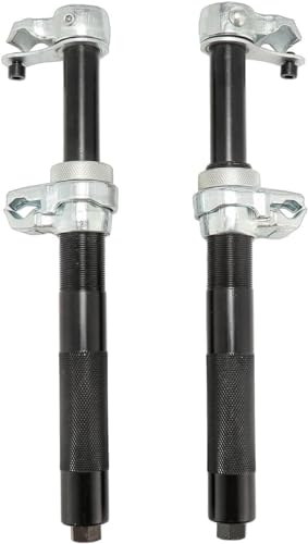 GEAREVER 2tlg Universal Federspanner Set, KFZ Auto Profi Feder Spanner Stossdämpfer Werkzeug Tieferlegung 1,2T mit Sicherheitshalterung für PKW LKW ATV UTV