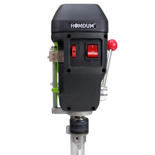 Image of HELLARO 680W High speed bench Electric Drill Machine - |with 3 Level Speed Drilling - Chuck size 13 mm - 2.5 Inch depth- Procut Bench Press drill |Green|