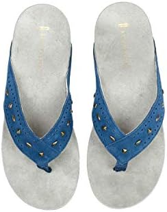 REVITALIGN Women's Flip-Flop, Mediterranean Blue, 9 | Image 7