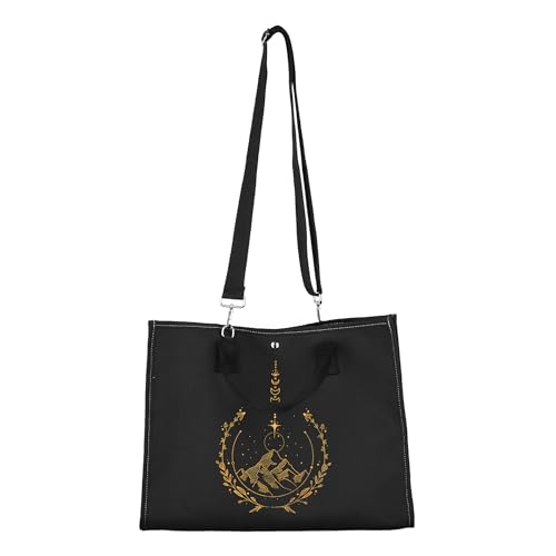 CMNIM Fantasy Book Merchandise Book Lover Purse Strap Crossbody Tote Bag Fantasy Novel Adjustable Handbag