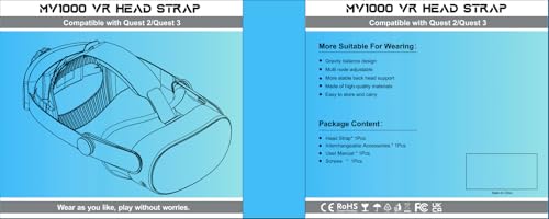 HASACOOL Head Strap Compatible with Meta Quest 3S/Quest 3/Quest 2,Adjustable Elite Strap Replacement VR Headset Accessories Head Strap Enhanced Support & Comfort & Reduce Pressure - Image 9