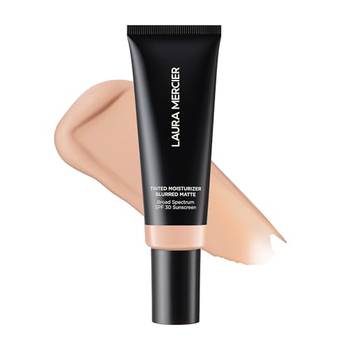 Laura-Mercier-Tinted-Moisturizer-Blurred-Matte-with-SPF-30-24HR-Shine-Control-and-Blurring-Long-Lasting-Sheer-to-Light-Buildable-Coverage-Blurs-the-Look-of-Pores-Skin-Tint Laura Mercier Tinted Moisturizer Blurred Matte with SPF 30: 24HR+ Shine Control and Blurring, Long Lasting, Sheer to Light, Buildable Coverage, Blurs the Look of Pores, Skin Tint - Image 1