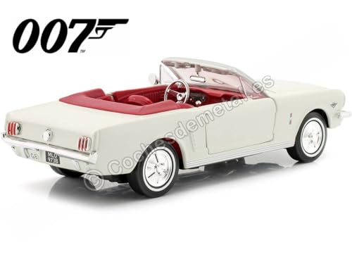 Ford Mustang Convertible 1964 1/24 Motormax miniatura 2