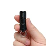 Kawa Diary WLM180 World's Smallest Zoomable EDC Flashlight – USB-C Rechargeable, 130 Lumen Keychain Light with Magnetic Base & Replaceable Battery, IP54 Waterproof