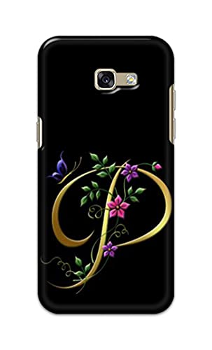 Image of Printed Hard Back Cover Case for Samsung Galaxy A5 2017 Back Cover (Alphabet P) -1803