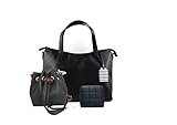 zesty am 327 43  Zesty - Bolso al hombro de Otra Piel para mujer negro negro