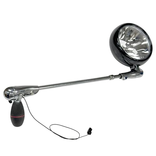 Unity 216010-0002 Spotlight fits 2018-2020 Ford Fusion Police Responder 6in S04 Head with 100W Halogen Bulb, Black