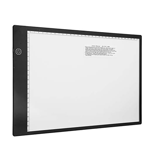 URRNDD Tablero de Dibujo de rastreo, Caja de luz A4, Carga USB, Almohadilla de Copia LED, Suministros de Dibujo, portátil para caligrafía, niños, rastreo de imágenes, Pintura