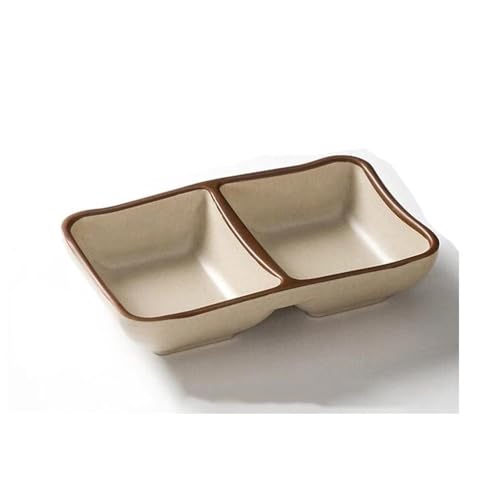 Dh2yjnbf3 Cuencos de Aperitivo Plato de Salsa de Soja, guarniciones rectangulares, Cuencos for Salsa, kétchup y condimentos for Sushi. Plato de Salsa