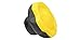 Kipp 06253-63167 Thermoplastic/Steel Novo?Grip Grey Five Lobe Grips with M16 External Thread, Steel Bushing, Metric, 44 mm Height, 63 mm Diameter, Bright Yellow Color (Pack of 10)